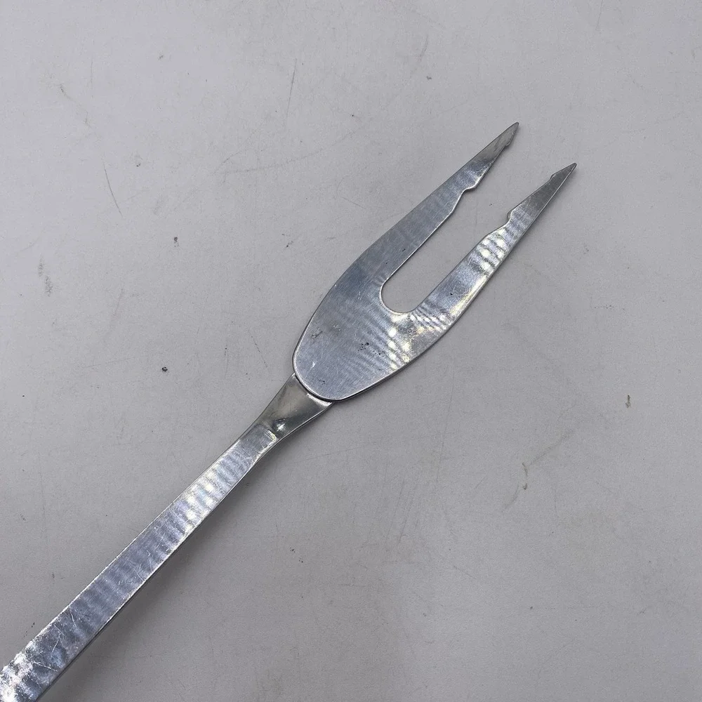 Ekco‎ Meat Carving Serving Fork Stainless Steel Rubber Grip Handle
